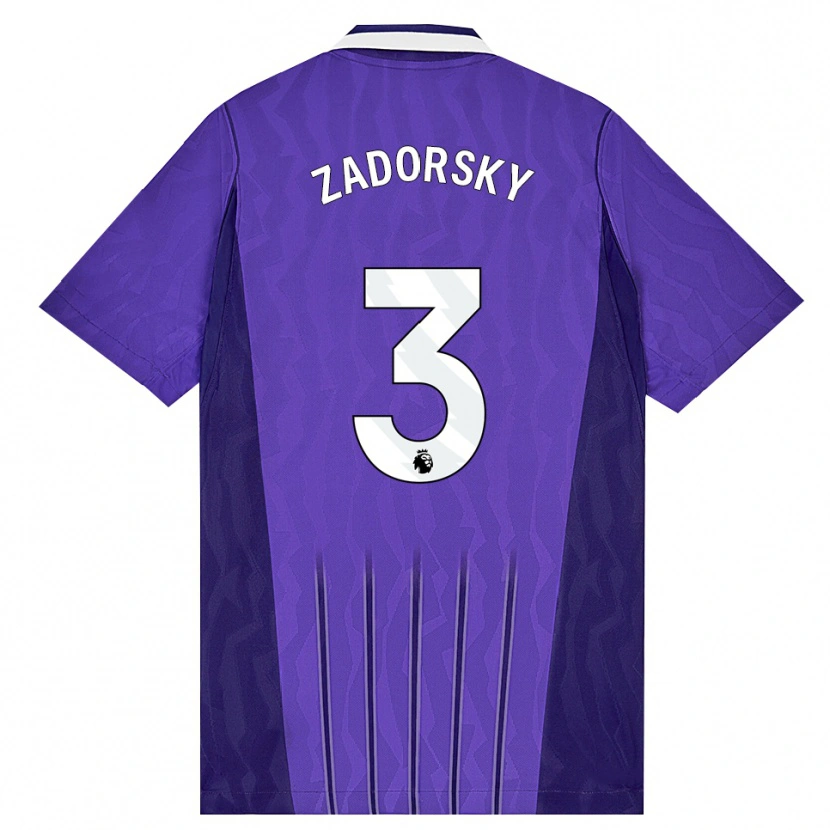 Danxen Herren Shelina Zadorsky #3 Violett Weiß Ausweichtrikot Trikot 2026/27 T-Shirt Österreich