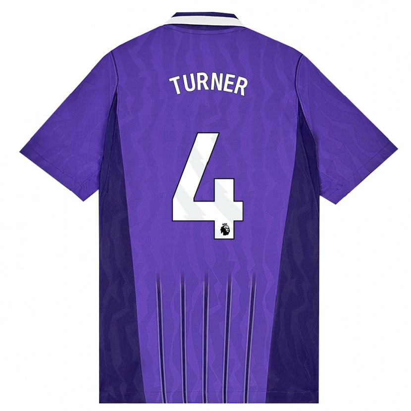 Danxen Herren Amy Turner #4 Violett Weiß Ausweichtrikot Trikot 2026/27 T-Shirt Österreich