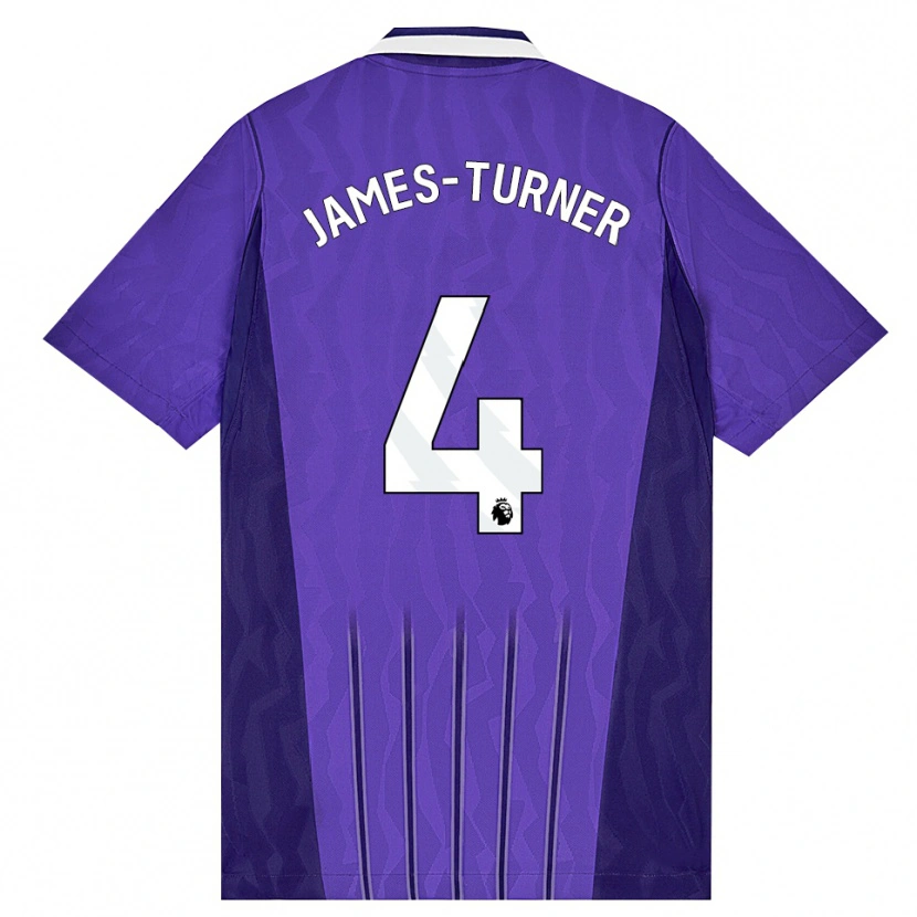 Danxen Herren Amy James-Turner #4 Violett Weiß Ausweichtrikot Trikot 2026/27 T-Shirt Österreich