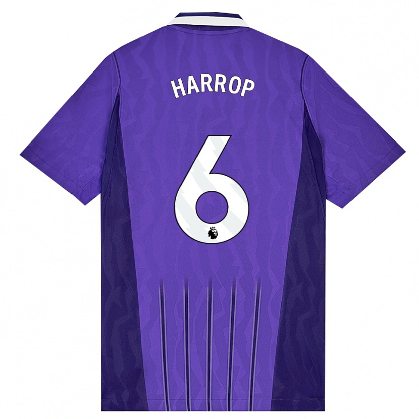 Danxen Herren Kerys Harrop #6 Violett Weiß Ausweichtrikot Trikot 2026/27 T-Shirt Österreich