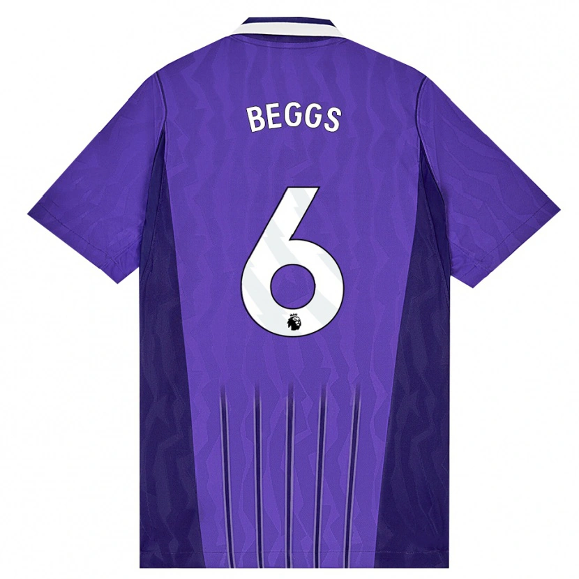 Danxen Herren Jamel Beggs #6 Violett Weiß Ausweichtrikot Trikot 2026/27 T-Shirt Österreich