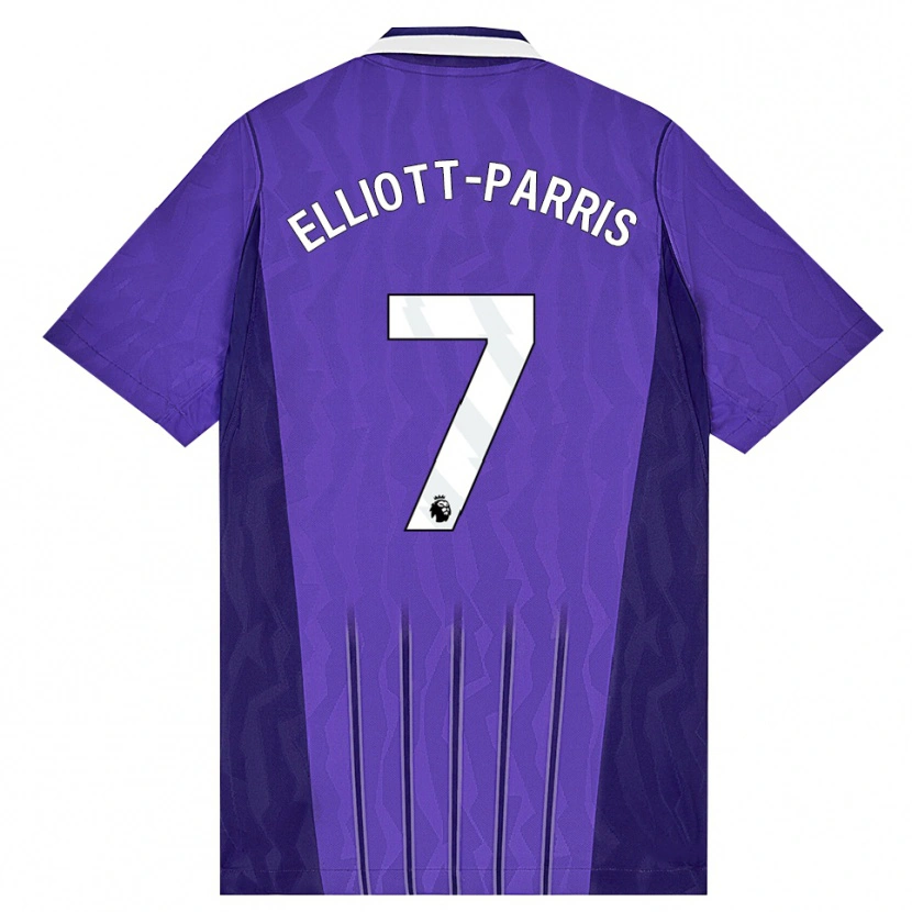 Danxen Herren Reiss Elliott-Parris #7 Violett Weiß Ausweichtrikot Trikot 2026/27 T-Shirt Österreich