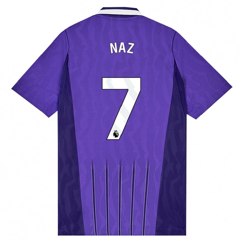 Danxen Herren Jessica Naz #7 Violett Weiß Ausweichtrikot Trikot 2026/27 T-Shirt Österreich