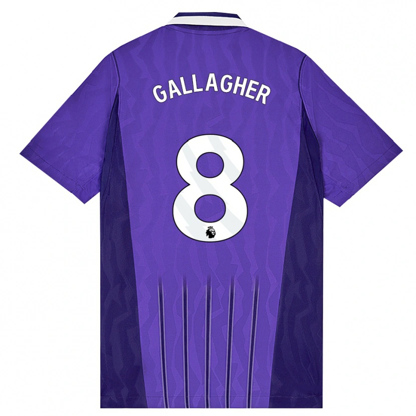 Danxen Herren Conor Gallagher #8 Violett Weiß Ausweichtrikot Trikot 2026/27 T-Shirt Österreich