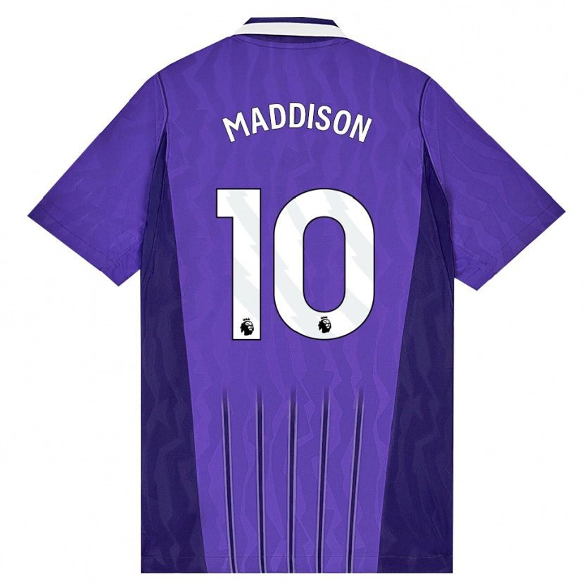 Danxen Herren James Maddison #10 Violett Weiß Ausweichtrikot Trikot 2026/27 T-Shirt Österreich