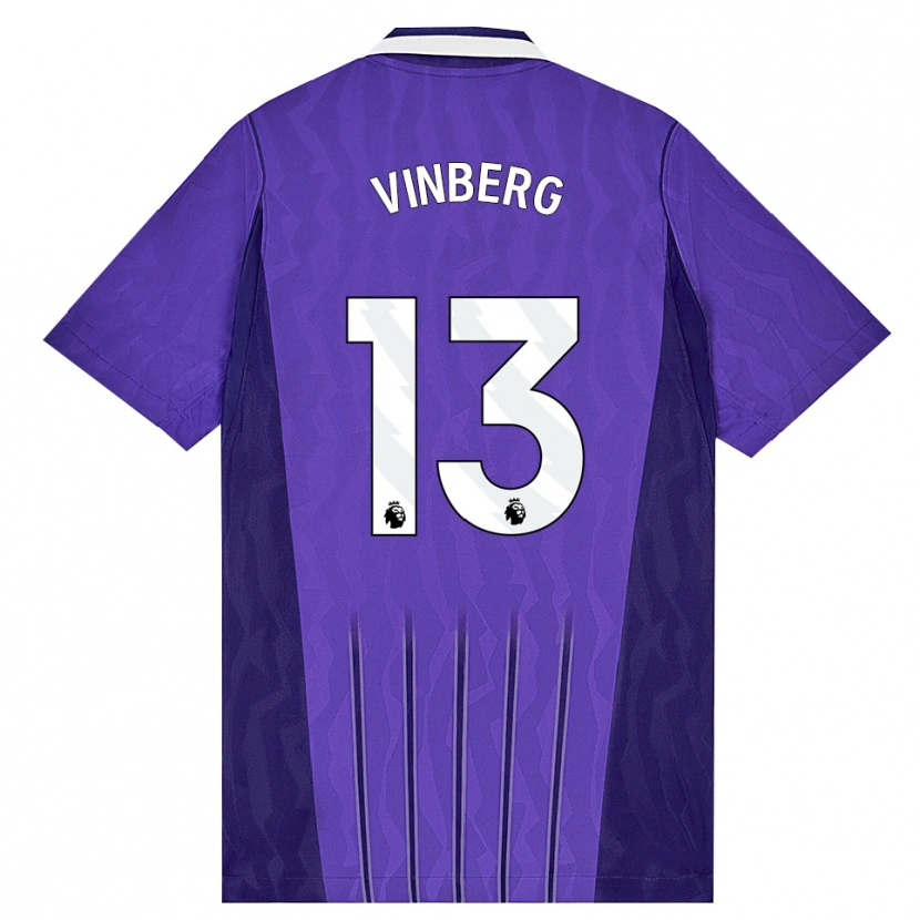 Danxen Herren Matilda Vinberg #13 Violett Weiß Ausweichtrikot Trikot 2026/27 T-Shirt Österreich