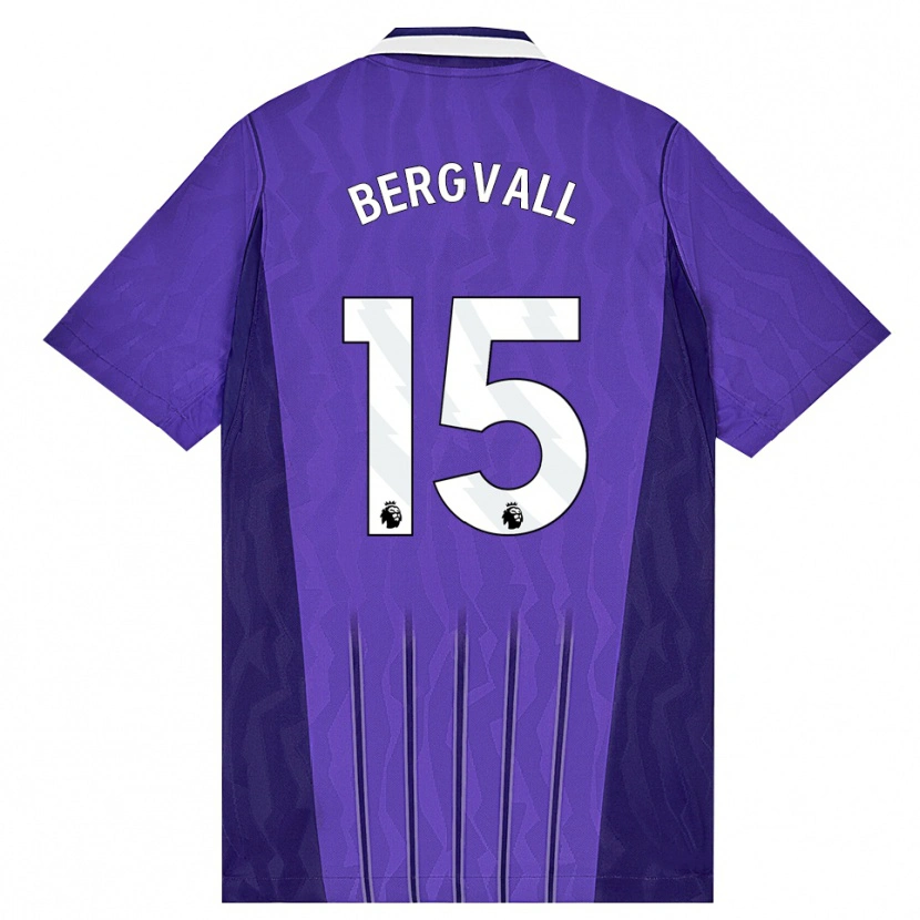 Danxen Herren Lucas Bergvall #15 Violett Weiß Ausweichtrikot Trikot 2026/27 T-Shirt Österreich