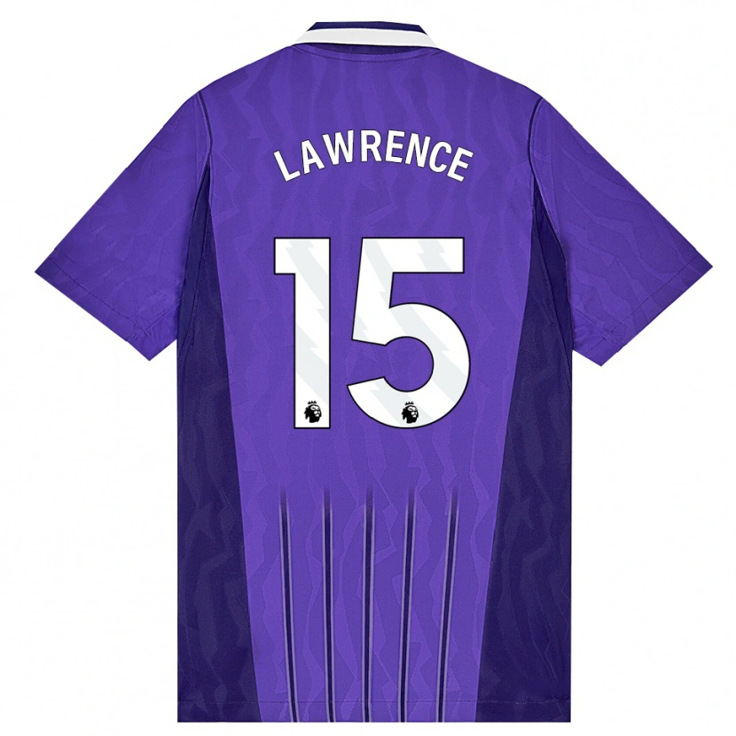 Danxen Herren Donte Lawrence #15 Violett Weiß Ausweichtrikot Trikot 2026/27 T-Shirt Österreich