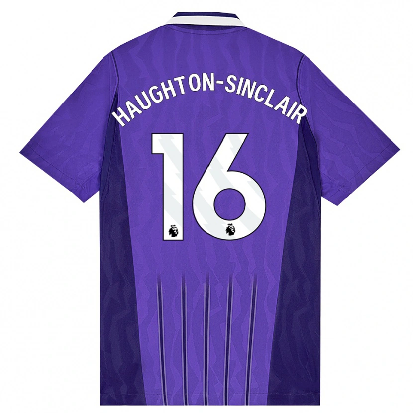 Danxen Herren Ashiah Haughton-Sinclair #16 Violett Weiß Ausweichtrikot Trikot 2026/27 T-Shirt Österreich