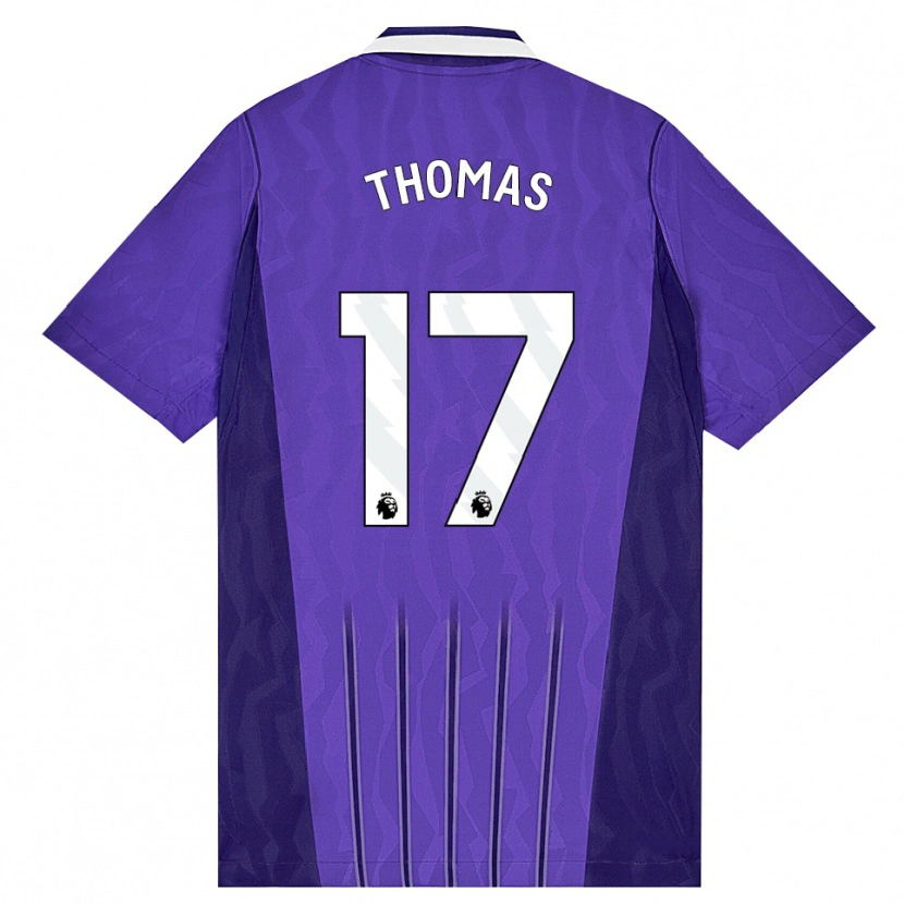 Danxen Herren Martha Thomas #17 Violett Weiß Ausweichtrikot Trikot 2026/27 T-Shirt Österreich