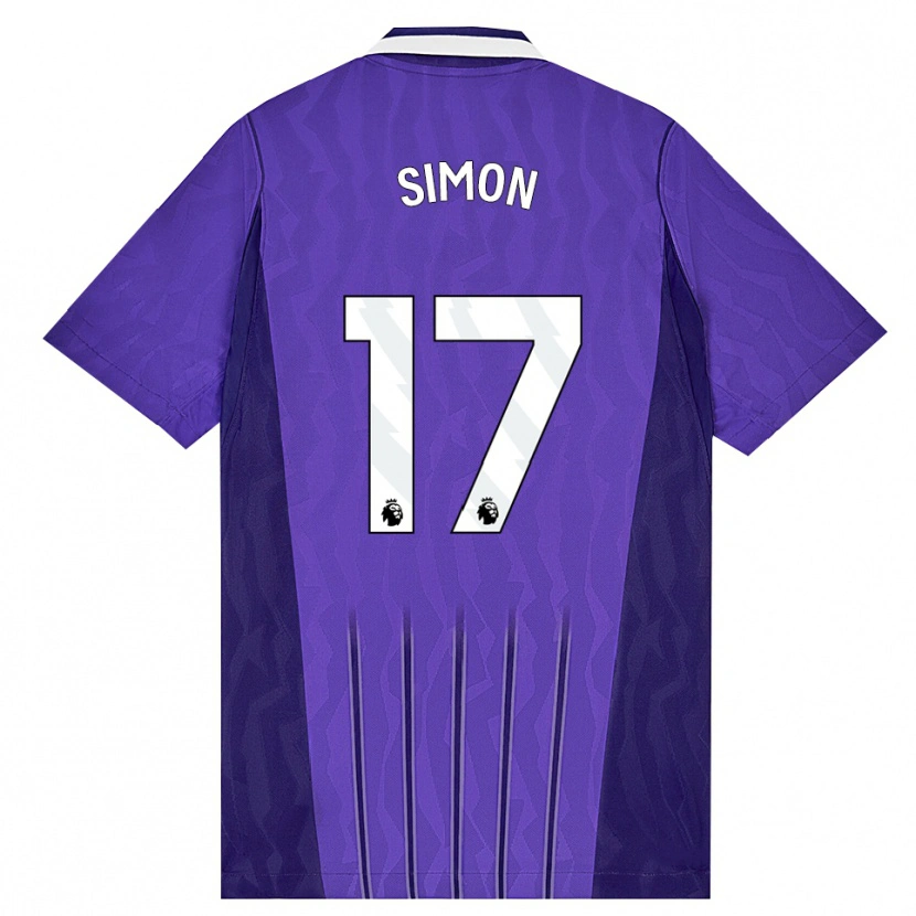 Danxen Herren Kyah Simon #17 Violett Weiß Ausweichtrikot Trikot 2026/27 T-Shirt Österreich