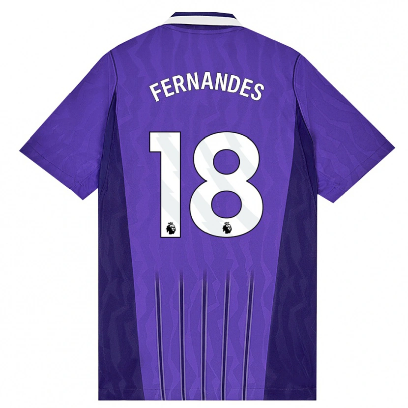 Danxen Herren Mateus Fernandes #18 Violett Weiß Ausweichtrikot Trikot 2026/27 T-Shirt Österreich