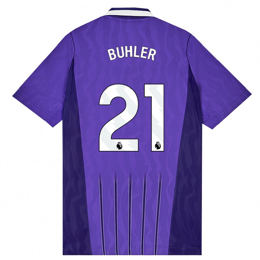 Danxen Herren Luana Bühler #21 Violett Weiß Ausweichtrikot Trikot 2026/27 T-Shirt Österreich
