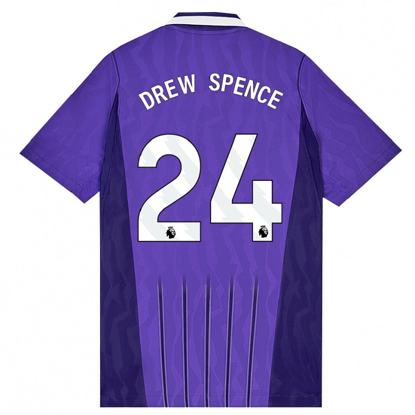 Danxen Herren Drew Spence #24 Violett Weiß Ausweichtrikot Trikot 2026/27 T-Shirt Österreich