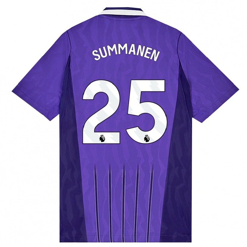 Danxen Herren Eveliina Summanen #25 Violett Weiß Ausweichtrikot Trikot 2026/27 T-Shirt Österreich