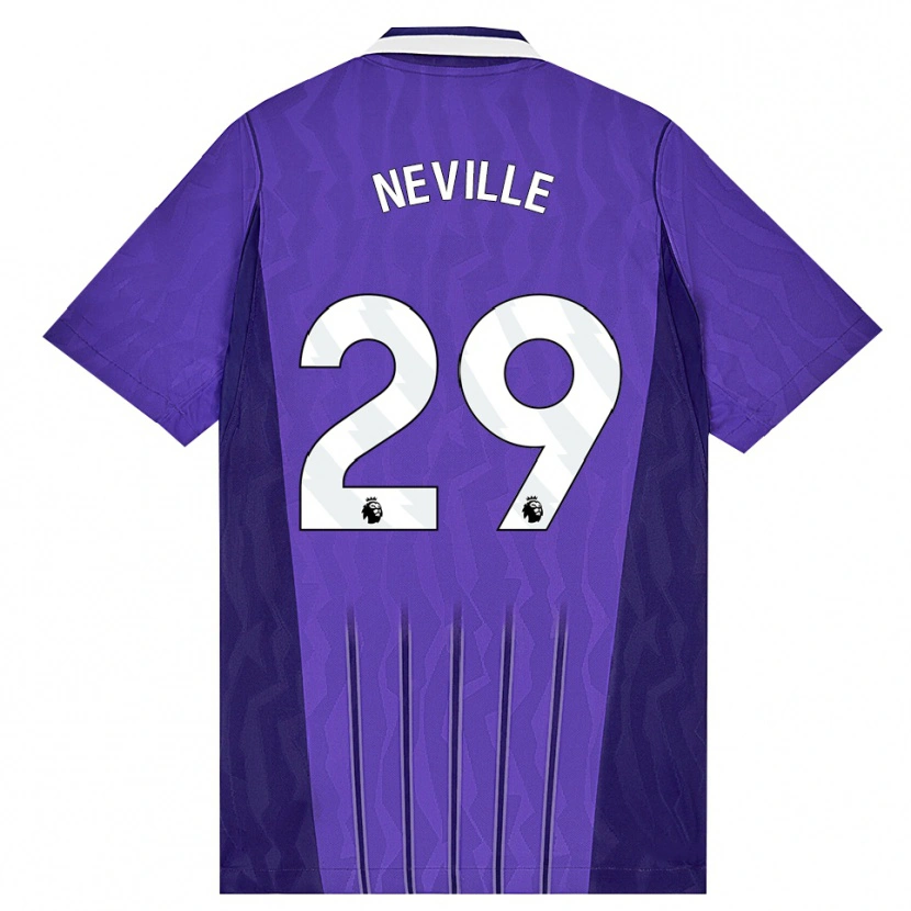 Danxen Herren Ashleigh Neville #29 Violett Weiß Ausweichtrikot Trikot 2026/27 T-Shirt Österreich