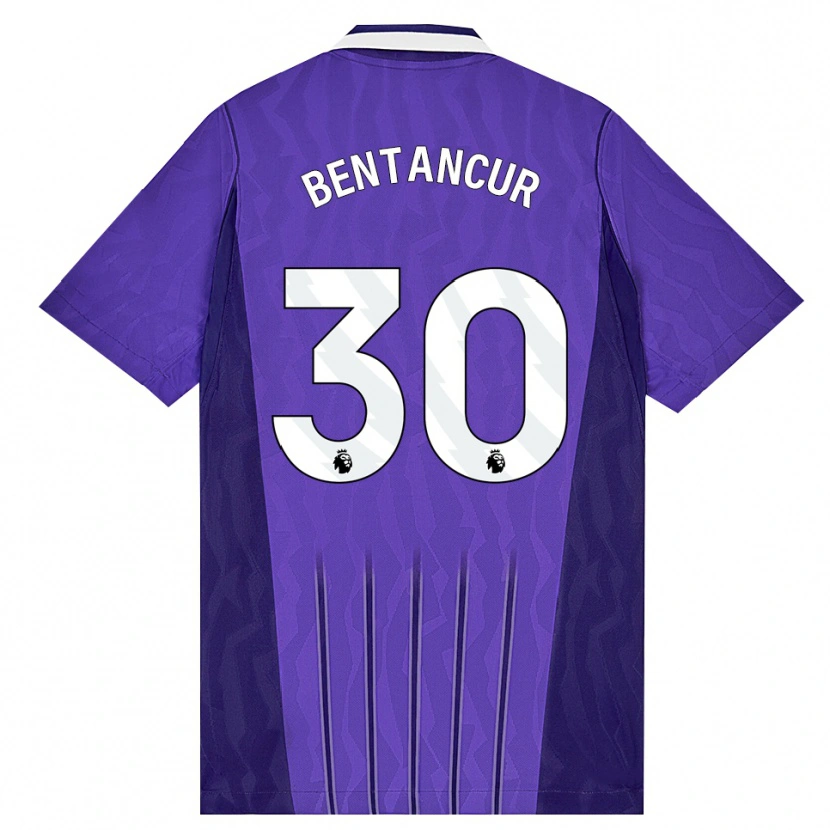 Danxen Herren Rodrigo Bentancur #30 Violett Weiß Ausweichtrikot Trikot 2026/27 T-Shirt Österreich