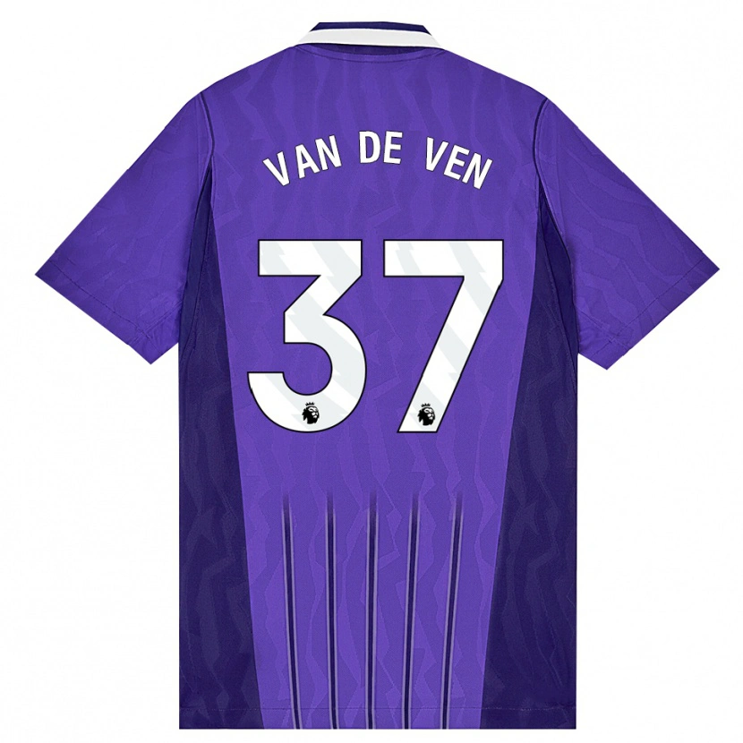 Danxen Herren Micky Van De Ven #37 Violett Weiß Ausweichtrikot Trikot 2026/27 T-Shirt Österreich