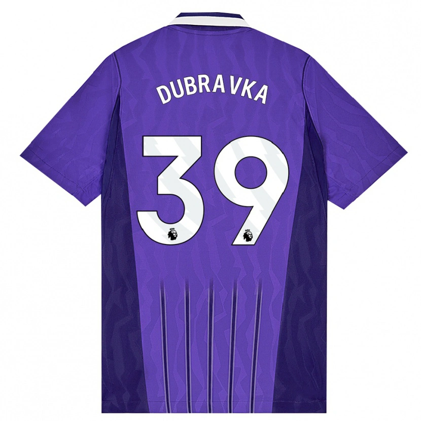 Danxen Herren Martin Dúbravka #39 Violett Weiß Ausweichtrikot Trikot 2026/27 T-Shirt Österreich
