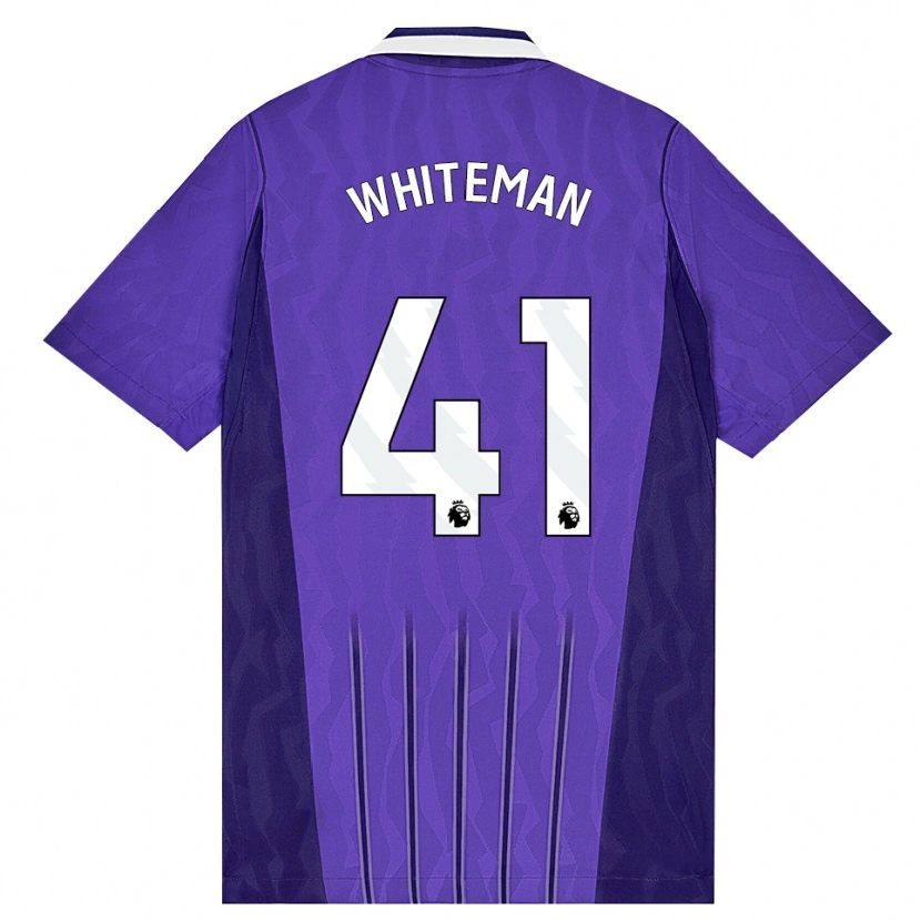 Danxen Herren Alfie Whiteman #41 Violett Weiß Ausweichtrikot Trikot 2026/27 T-Shirt Österreich