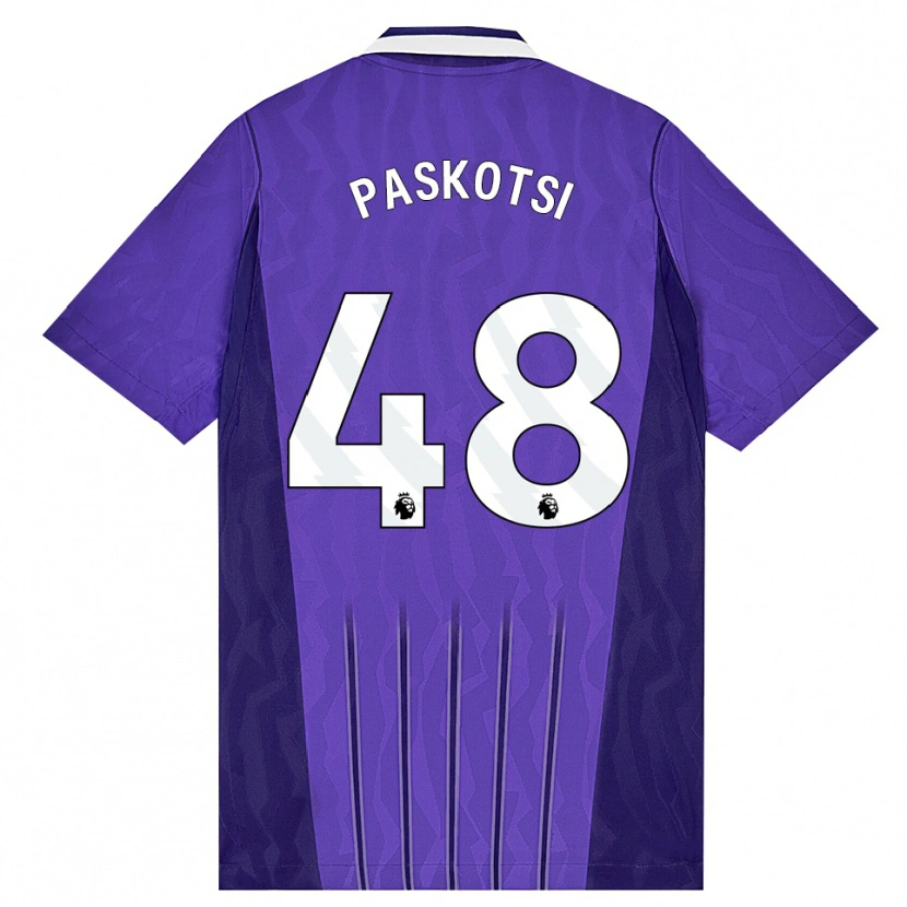 Danxen Herren Maksim Paskotsi #48 Violett Weiß Ausweichtrikot Trikot 2026/27 T-Shirt Österreich