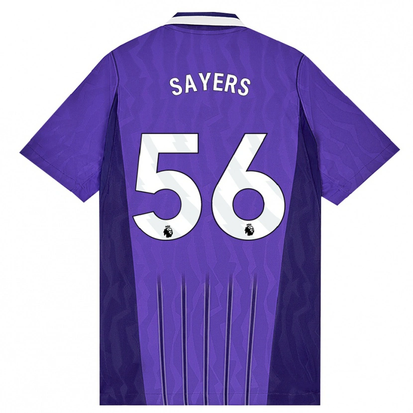 Danxen Herren Charlie Sayers #56 Violett Weiß Ausweichtrikot Trikot 2026/27 T-Shirt Österreich