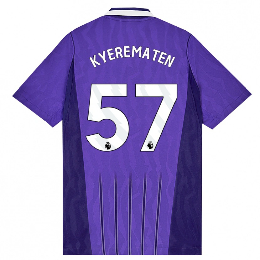 Danxen Herren Rio Kyerematen #57 Violett Weiß Ausweichtrikot Trikot 2026/27 T-Shirt Österreich