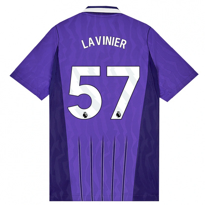 Danxen Herren Marcel Lavinier #57 Violett Weiß Ausweichtrikot Trikot 2026/27 T-Shirt Österreich