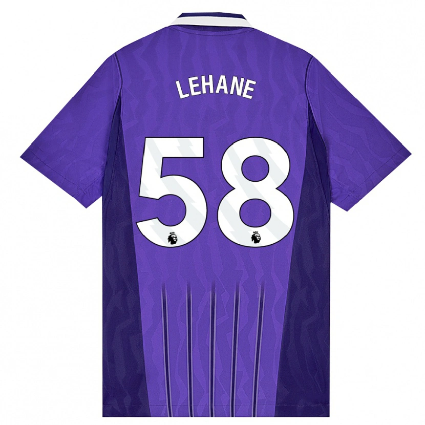 Danxen Herren Ellis Lehane #58 Violett Weiß Ausweichtrikot Trikot 2026/27 T-Shirt Österreich