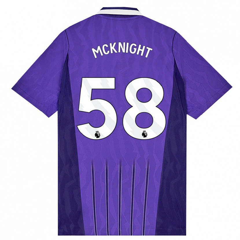 Danxen Herren Maxwell Mcknight #58 Violett Weiß Ausweichtrikot Trikot 2026/27 T-Shirt Österreich