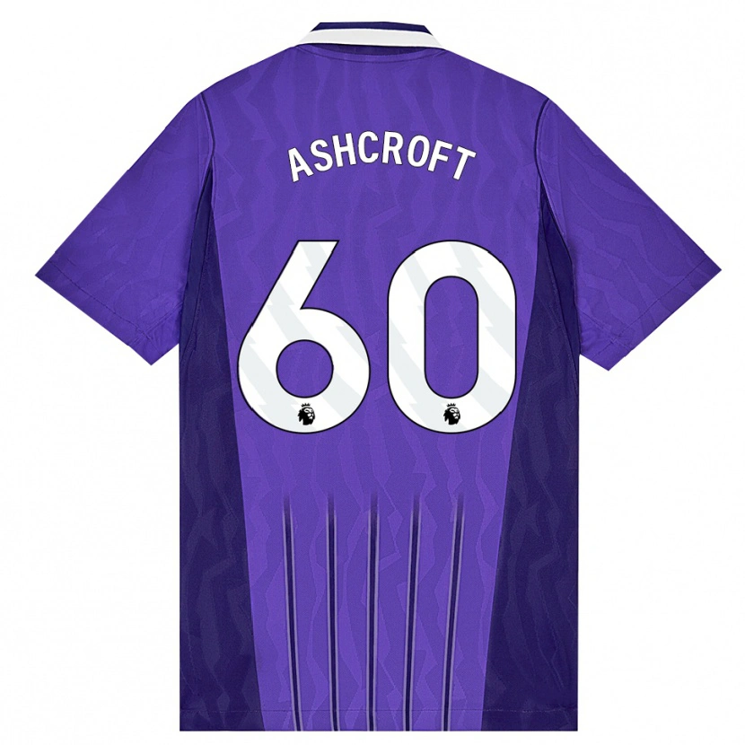 Danxen Herren Tyrell Ashcroft #60 Violett Weiß Ausweichtrikot Trikot 2026/27 T-Shirt Österreich