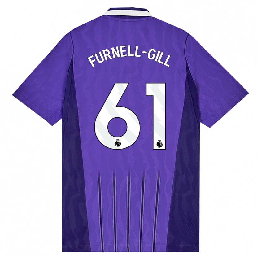 Danxen Herren Luca Furnell-Gill #61 Violett Weiß Ausweichtrikot Trikot 2026/27 T-Shirt Österreich