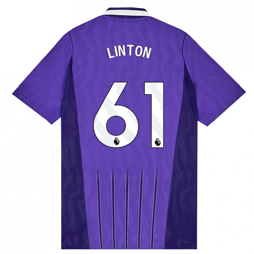 Danxen Herren Jahziah Linton #61 Violett Weiß Ausweichtrikot Trikot 2026/27 T-Shirt Österreich