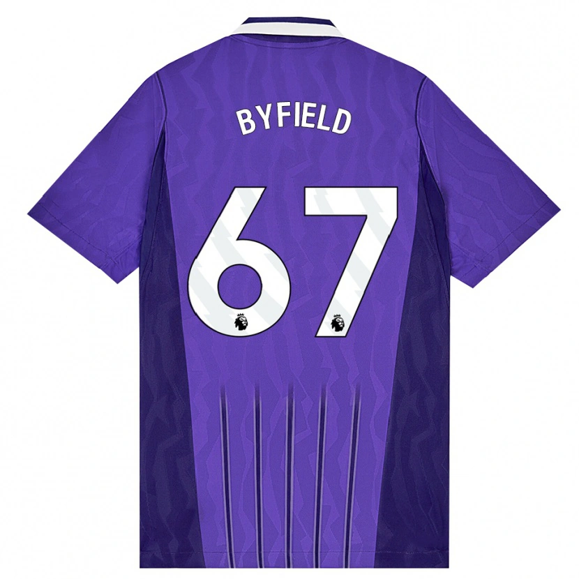 Danxen Herren Jun'ai Byfield #67 Violett Weiß Ausweichtrikot Trikot 2026/27 T-Shirt Österreich