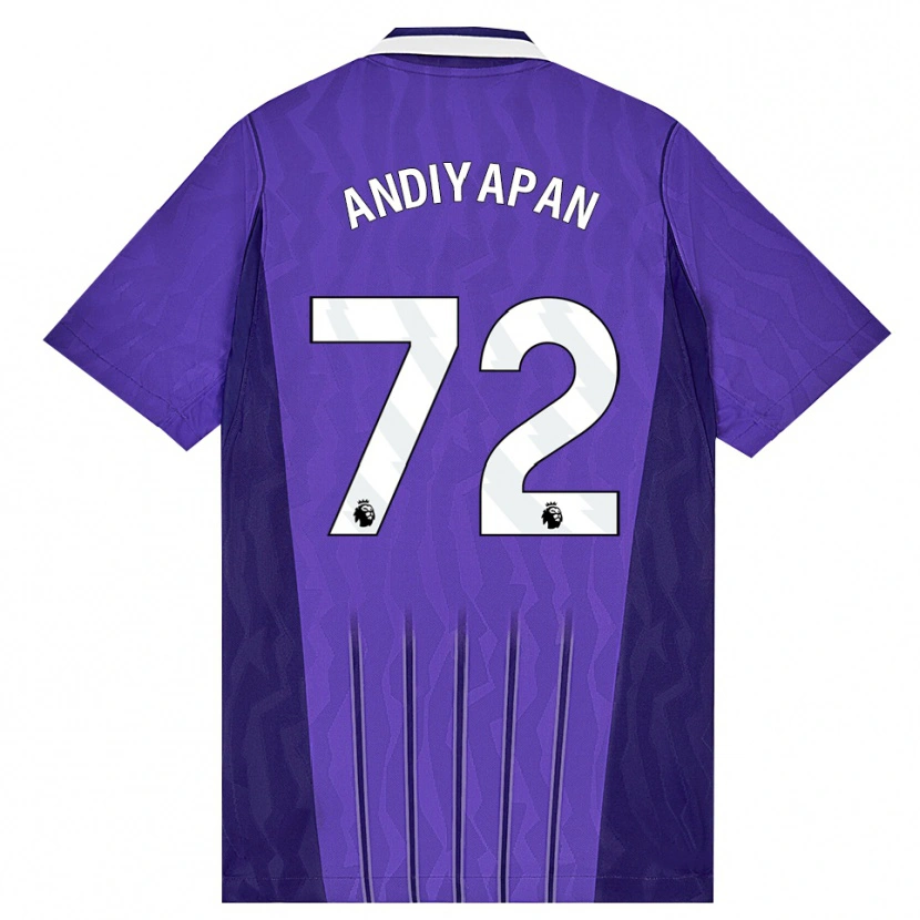 Danxen Herren William Andiyapan #72 Violett Weiß Ausweichtrikot Trikot 2026/27 T-Shirt Österreich