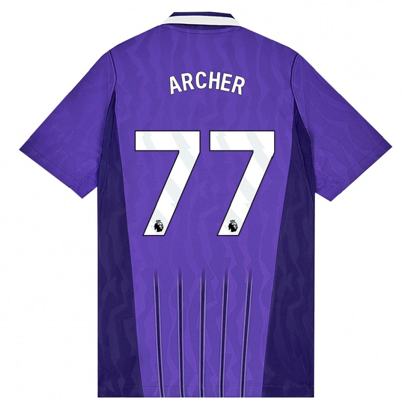 Danxen Herren Samual Archer #77 Violett Weiß Ausweichtrikot Trikot 2026/27 T-Shirt Österreich