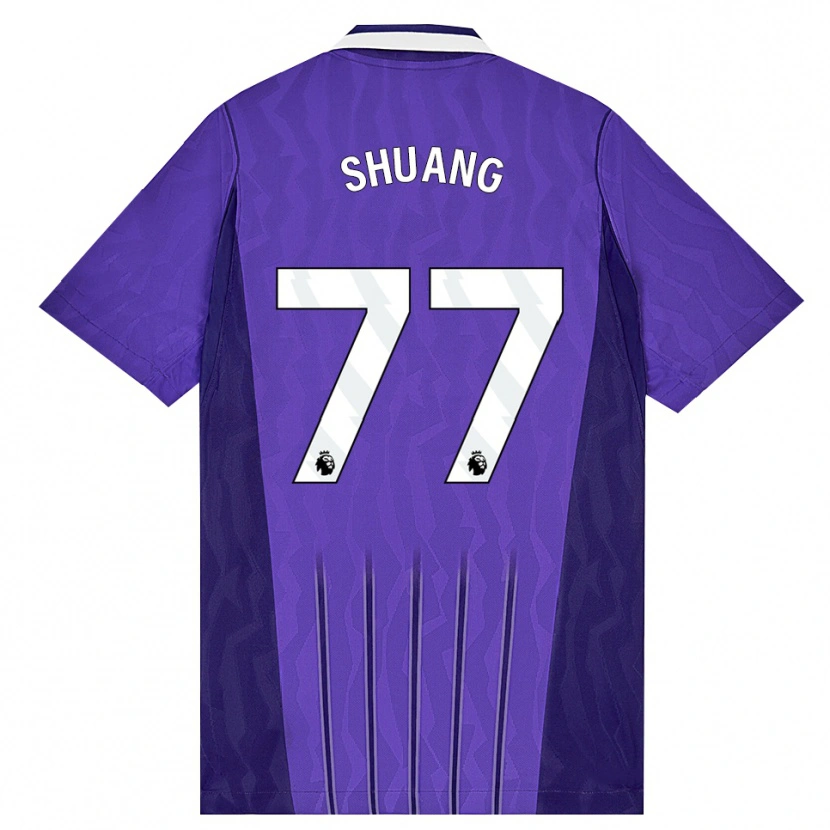 Danxen Herren Wang Shuang #77 Violett Weiß Ausweichtrikot Trikot 2026/27 T-Shirt Österreich