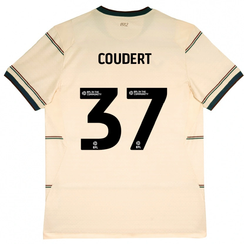 Danxen Herren Grégoire Coudert #37 Beige Burgund Auswärtstrikot Trikot 2026/27 T-Shirt Österreich