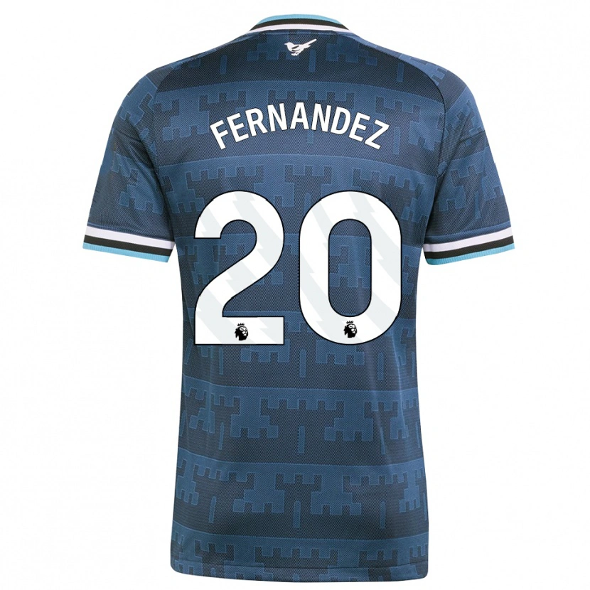 Danxen Herren Matias Fernandez-Pardo #20 Gelb Schwarz Blau Auswärtstrikot Trikot 2026/27 T-Shirt Österreich