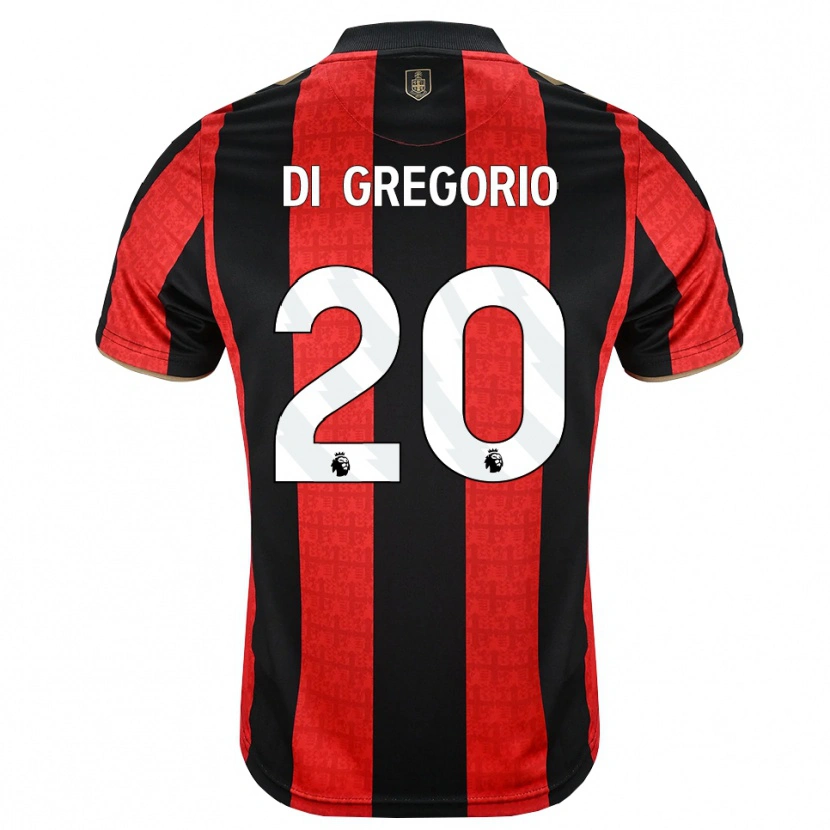 Danxen Herren Michele Di Gregorio #20 Goldgelb Rot Schwarz Heimtrikot Trikot 2026/27 T-Shirt Österreich