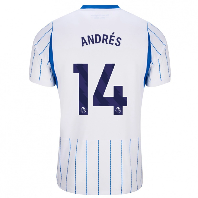Danxen Herren Chema Andrés #14 Himmelblau Weiß Auswärtstrikot Trikot 2026/27 T-Shirt Österreich