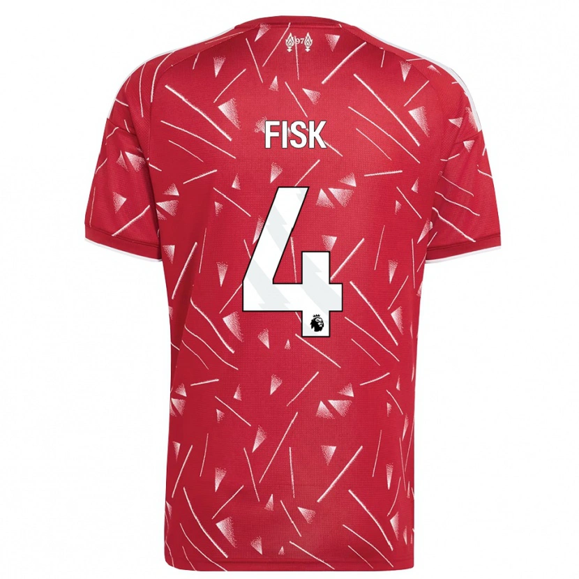 Danxen Damen Grace Fisk #4 Weiß Rot Heimtrikot Trikot 2026/27 T-Shirt Österreich
