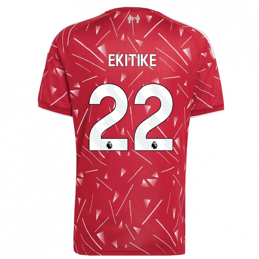 Danxen Damen Hugo Ekitiké #22 Weiß Rot Heimtrikot Trikot 2026/27 T-Shirt Österreich