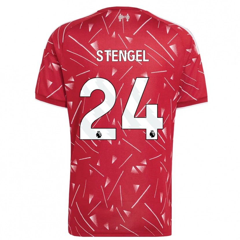 Danxen Damen Katie Stengel #24 Weiß Rot Heimtrikot Trikot 2026/27 T-Shirt Österreich