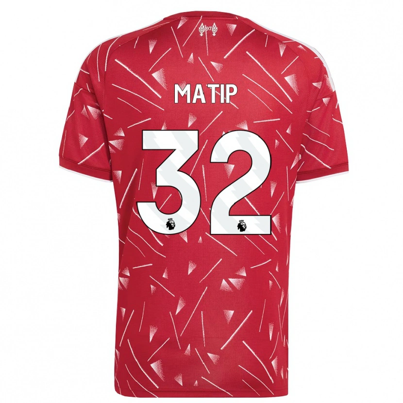 Danxen Damen Joel Matip #32 Weiß Rot Heimtrikot Trikot 2026/27 T-Shirt Österreich