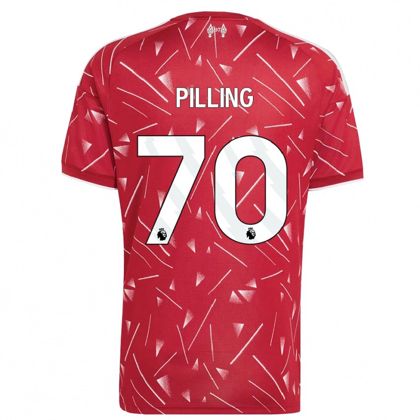 Danxen Damen Tommy Pilling #70 Weiß Rot Heimtrikot Trikot 2026/27 T-Shirt Österreich