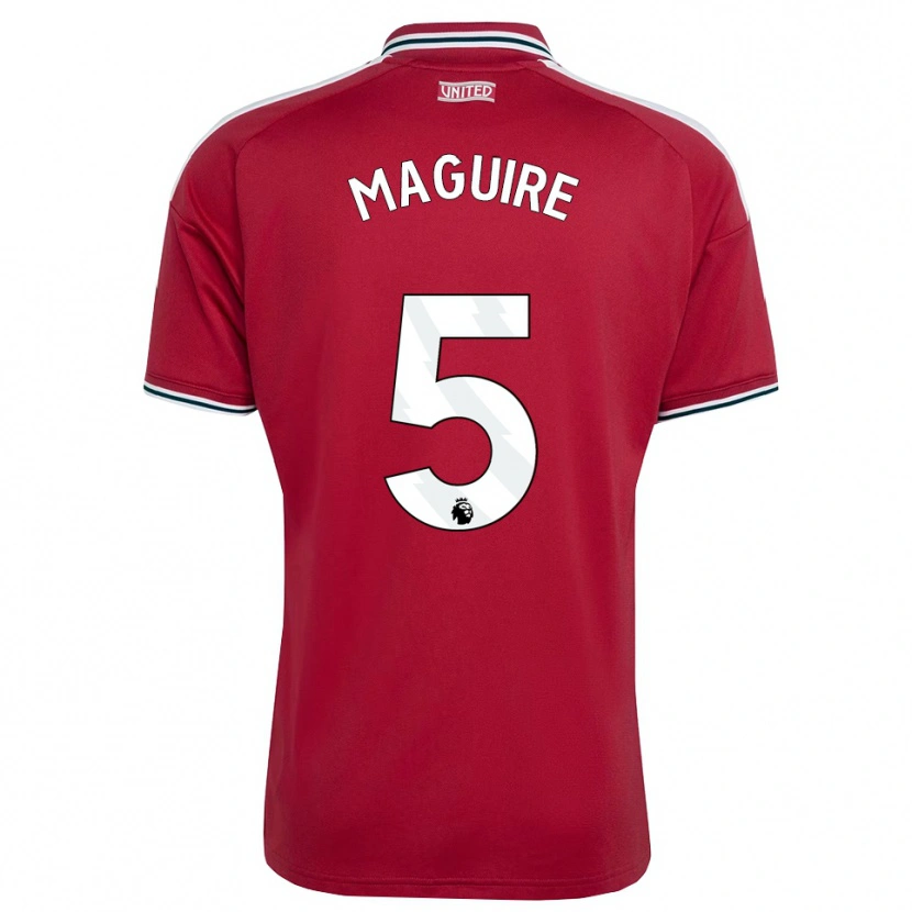 Danxen Damen Harry Maguire #5 Rot Gelb Weiß Heimtrikot Trikot 2026/27 T-Shirt Österreich