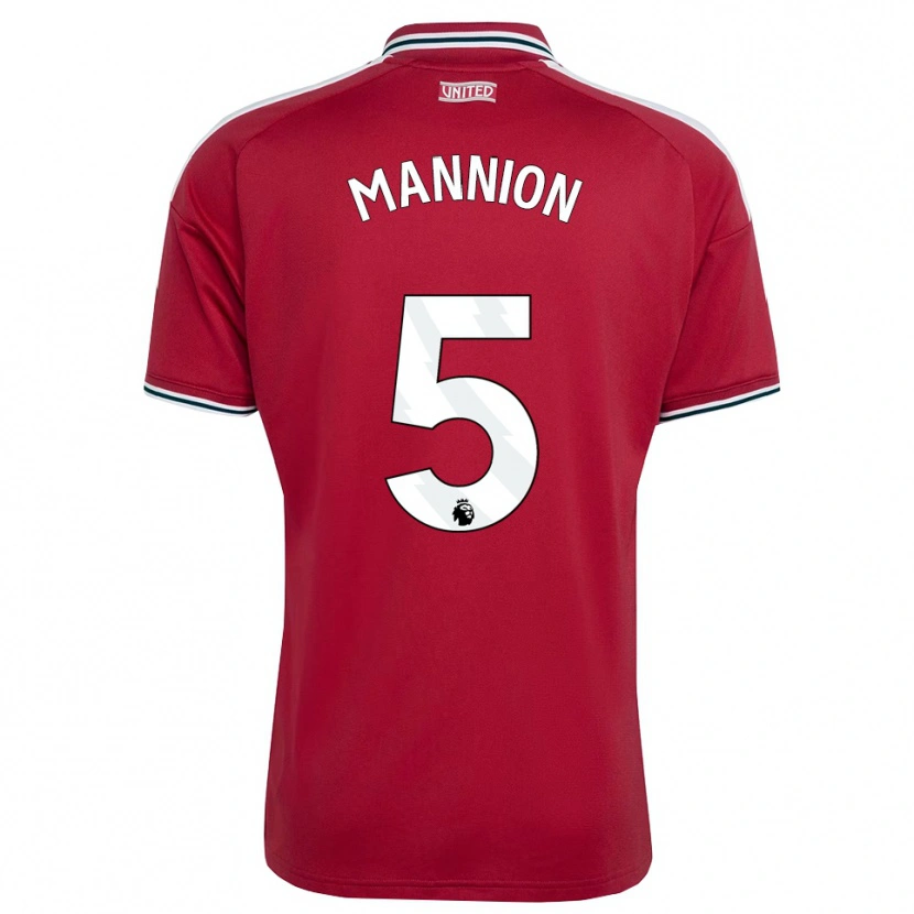 Danxen Damen Aoife Mannion #5 Rot Gelb Weiß Heimtrikot Trikot 2026/27 T-Shirt Österreich