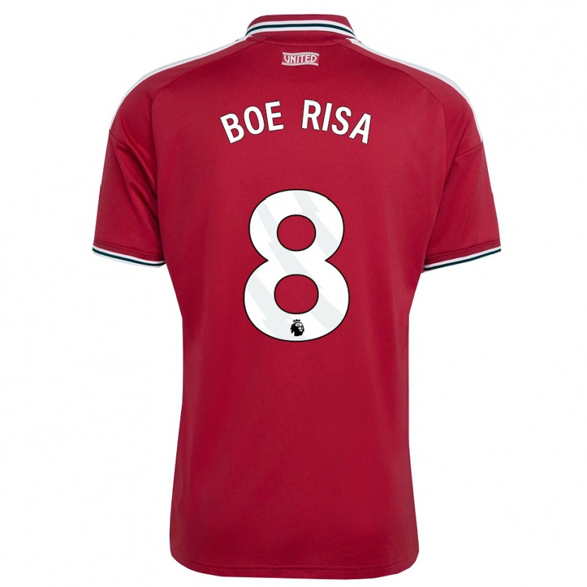 Danxen Damen Vilde Boe Risa #8 Rot Gelb Weiß Heimtrikot Trikot 2026/27 T-Shirt Österreich