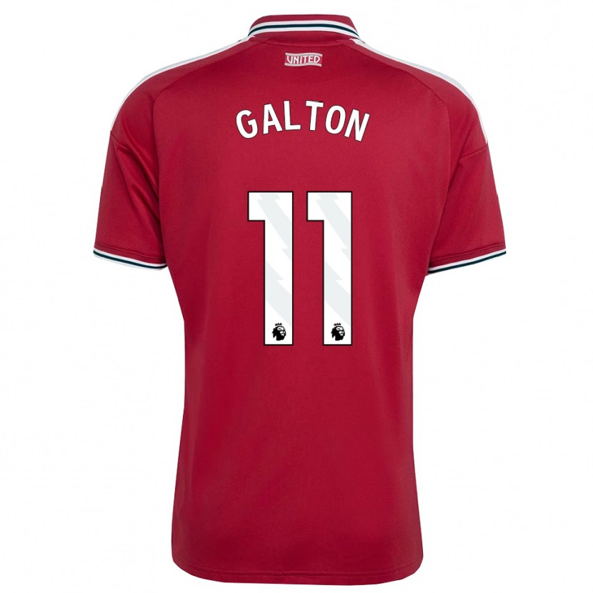 Danxen Damen Leah Galton #11 Rot Gelb Weiß Heimtrikot Trikot 2026/27 T-Shirt Österreich